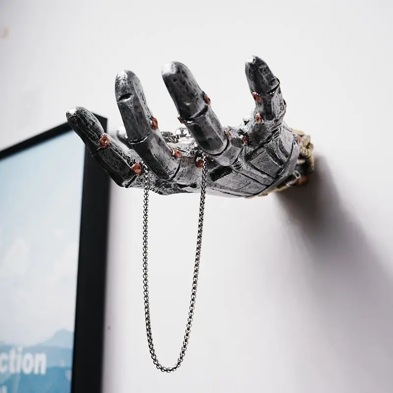 Wall Mounted Basketball Storage, Home Storage Rack, Cyberpunk Mechanical Arm, Wall Crafts, Wall Decorations, Ornaments, Gifts