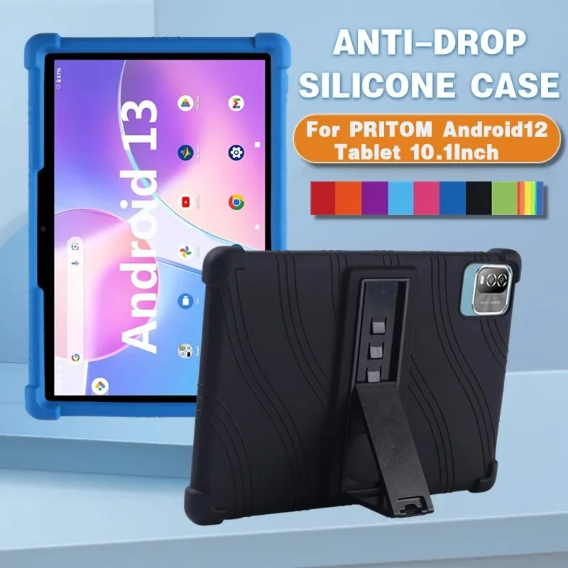 Silicone Airbags Shockproof Cover For Pritom Tab 10 (2023) 10.1