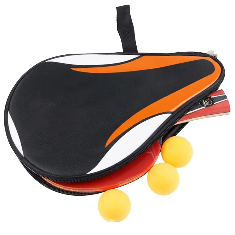 

Table Tennis Paddle Case Oxford Colth Table Tennis Racket Bag Bat Case Paddle Carry Bag Foamed Cushioning With Zipper