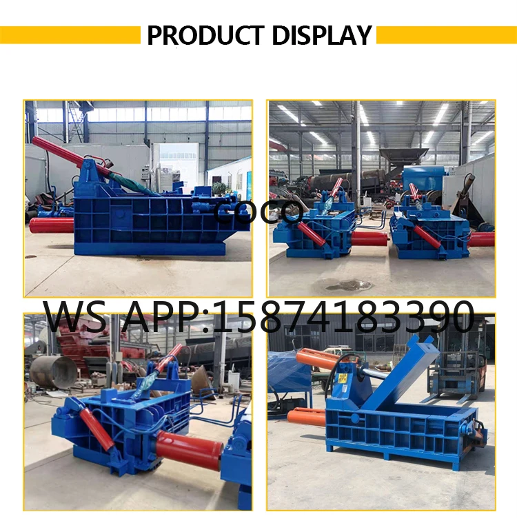 Y81-125 Series Hydraulic Scrap Metal Baling Press Briquetting Baler Machine