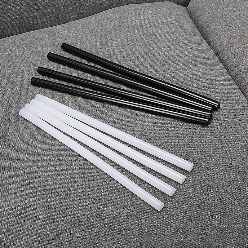 12Pcs Car Dent Glue Sticks 7mm/11mm Strong Adhesive Car Body Paint Repair Hot Melt Strip Black Auto Repairing Glue Stick Tools