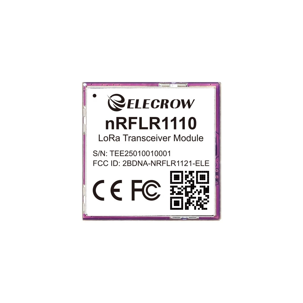 Elecrow nRFLR1110 Wireless Transceiver Module-Integrates Nordic nRF52840 and Semtech LR1110 Support LoRa&LoRaWAN 850~930MHz