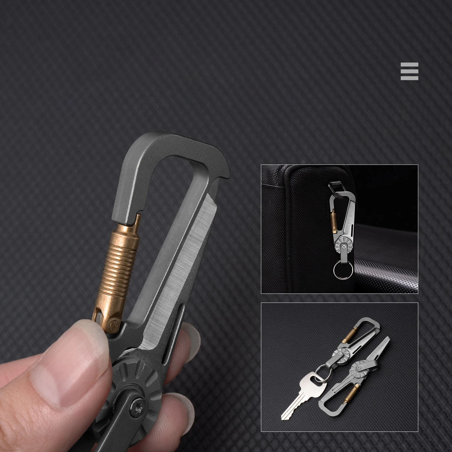 Titanium Alloy EDC Keychain Wi - Edc Carry All 评论和价格