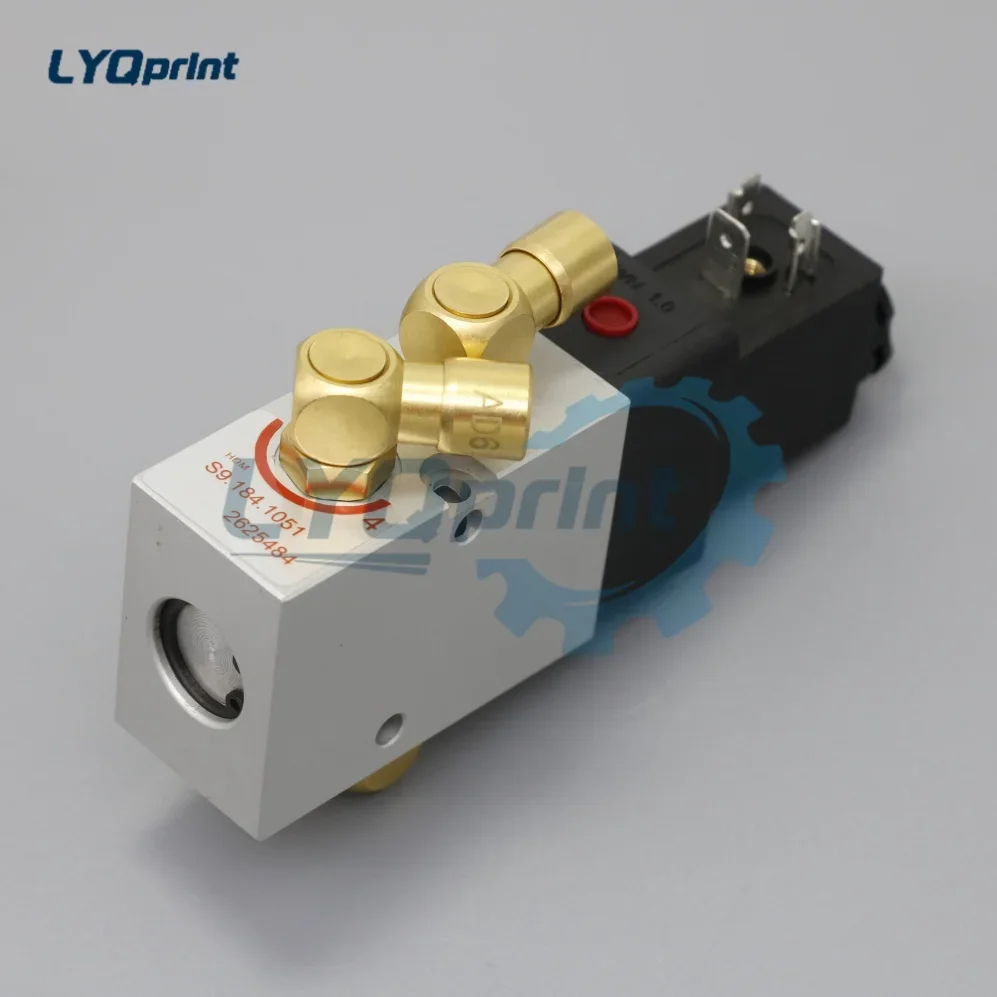 Heidelberg Pneumatic Valve S9.184.1051 4/2 Way for Printing Machine Parts