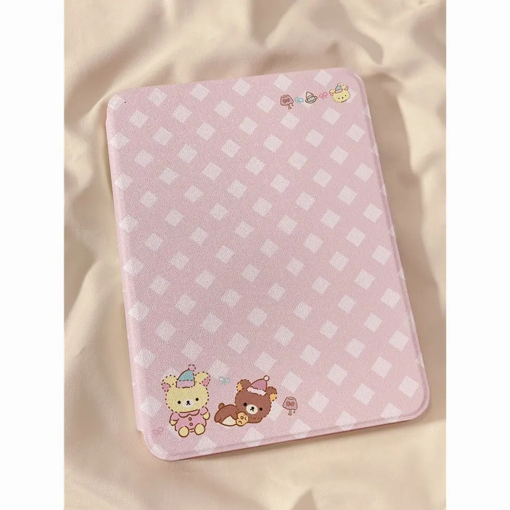 

Чехол Rilakkuma для iPad 10 Air 6, защитный чехол Kawaii Protection Shell с отсеком для ручки для планшета Apple iPad10 Air6, защита от падения