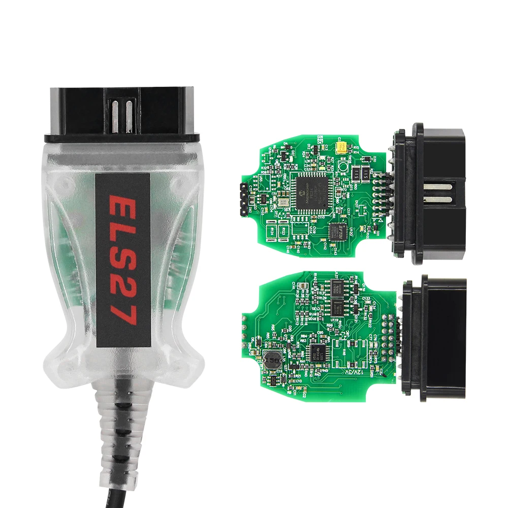 أحدث ELS27 FORScan V2.3.8 ELS الأخضر PCB سيارة Obd2 كابل التشخيص لفورد لمازدا أدوات تشخيص السيارات