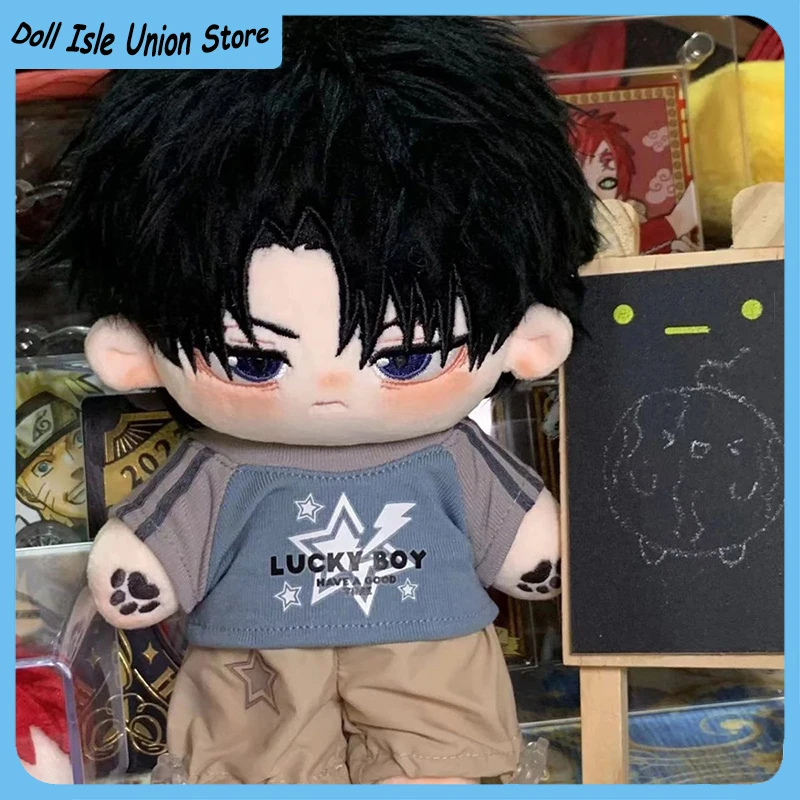 

20cm In stock Levi Ackerma Cotton Doll Anime Plush Stuffed Dolls Toy Cosplay Cartoon Change Clothes Figurine Plushie Gift