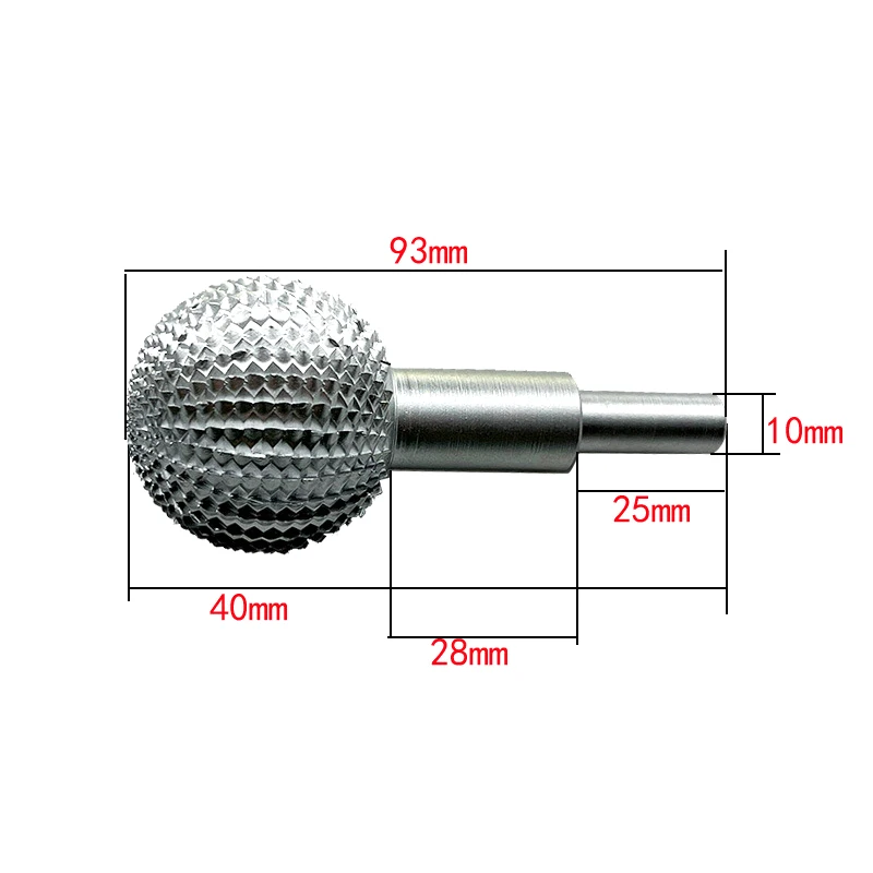 40mm hard alloy round head used for woodworking angle grinder grinding, polishing, carving, rotating round head planing head