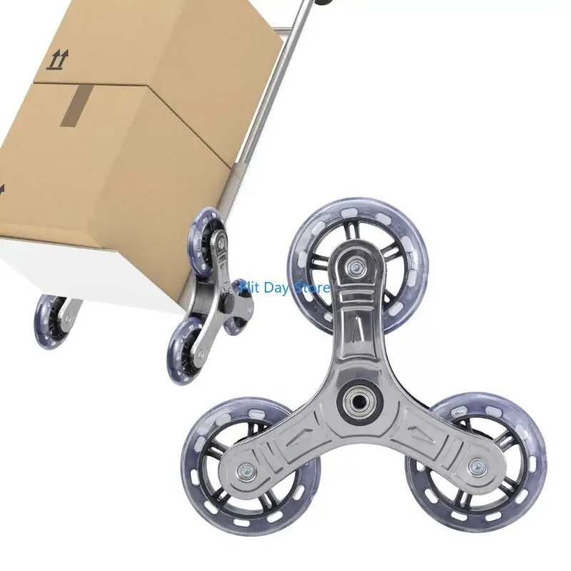 F92C Multifunction  Stair Climbing Wheel Shopping Cart Replacement for Utility Cart & Luggage Smooth Rolling on Various Surfaces