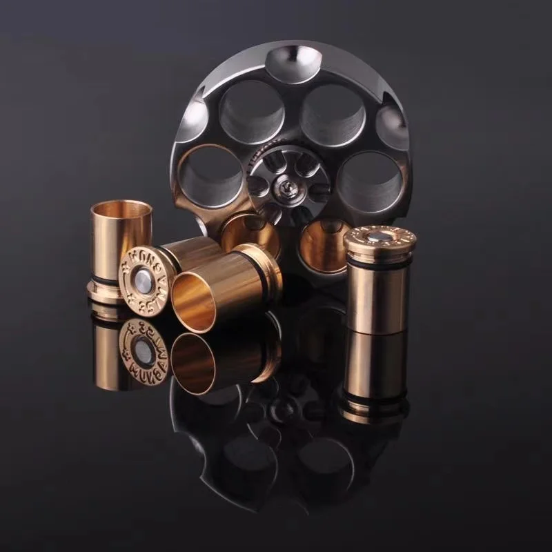 Wheel Metal Pure Brass Decompression Toy EDC Detachable Leisure Finger Metal Fidget Spinner Gift