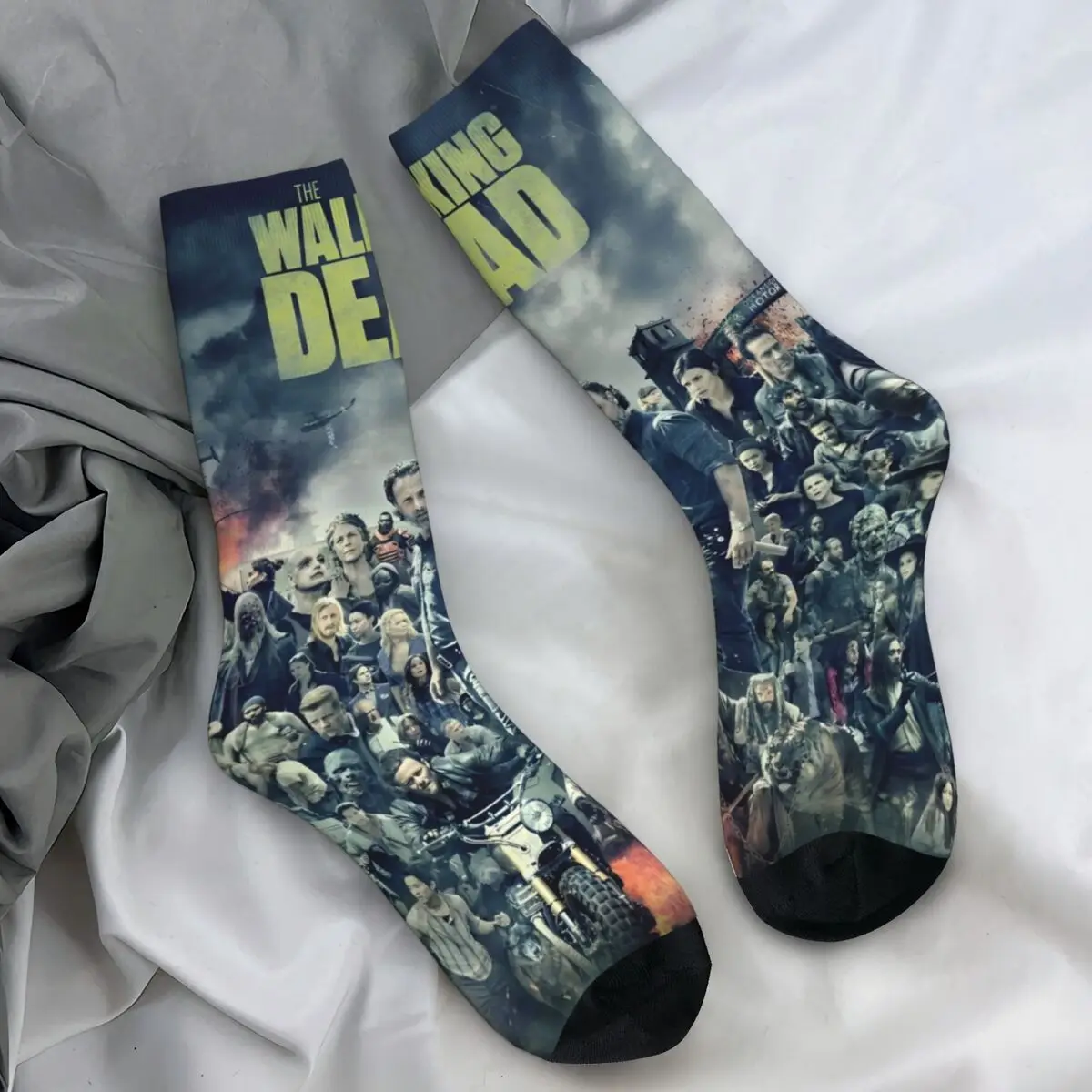 The Walking Dead Socks Casual Stockings Spring Non Slip Men Socks Warm Soft Printed Outdoor Sports Socks