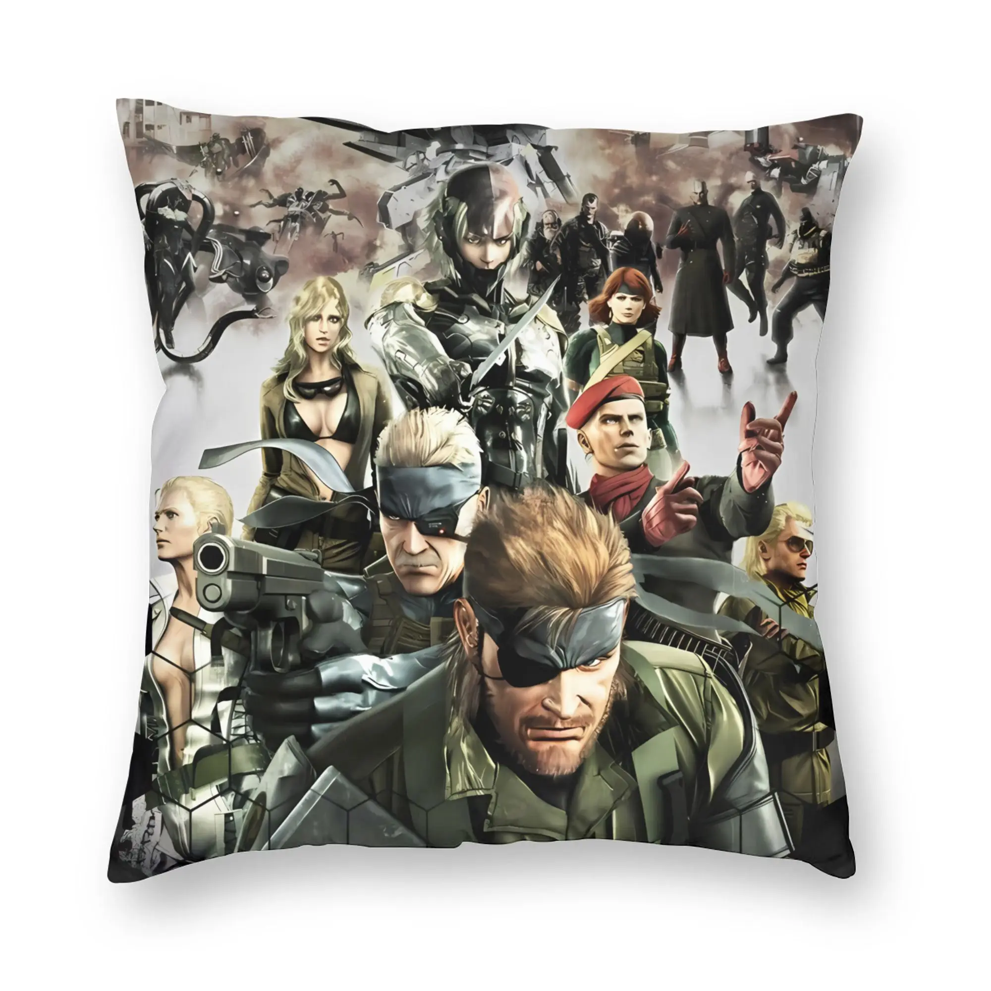 Metal Gear Solid Game Pillow Case  Comfy Pillow Cover Morden Pillowcases For Office Car Home Decor