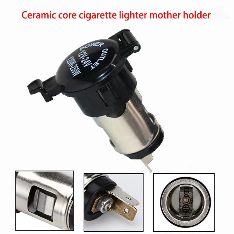 

Cltgxdd 12v - 24V 120W - 240w Voiture Universel Allume - Cigare PRISE ADAPTATEUR Portable Pour Voiture / Camion / Moto / Bateau