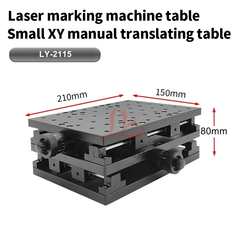 Imagem -04 - Deslocamento Worktable para Fibra uv Co2 Laser Máquina de Marcação Uso com Manual Micro Ajuste Shift Tradução 2d xy