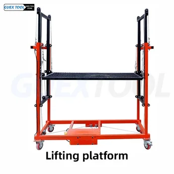 전기 리프팅 발판, 3M 자동 접이식 모바일 리모컨, 실내 건설 현장 장식 선반, 신제품