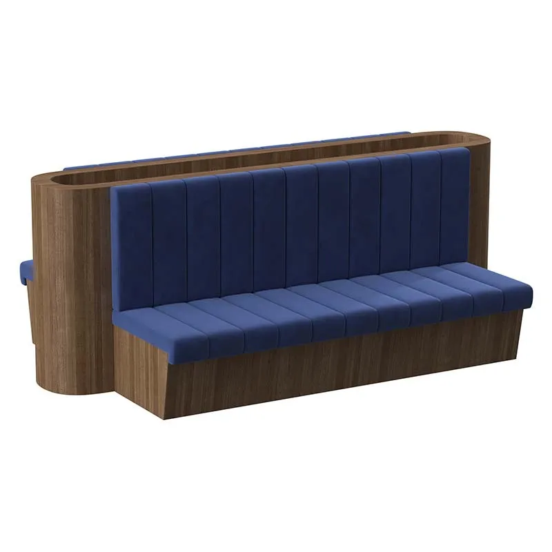 Special-shaped flower slot card seat sofa, green plant card seat can be planted, light luxury restaurant bilateral card seat