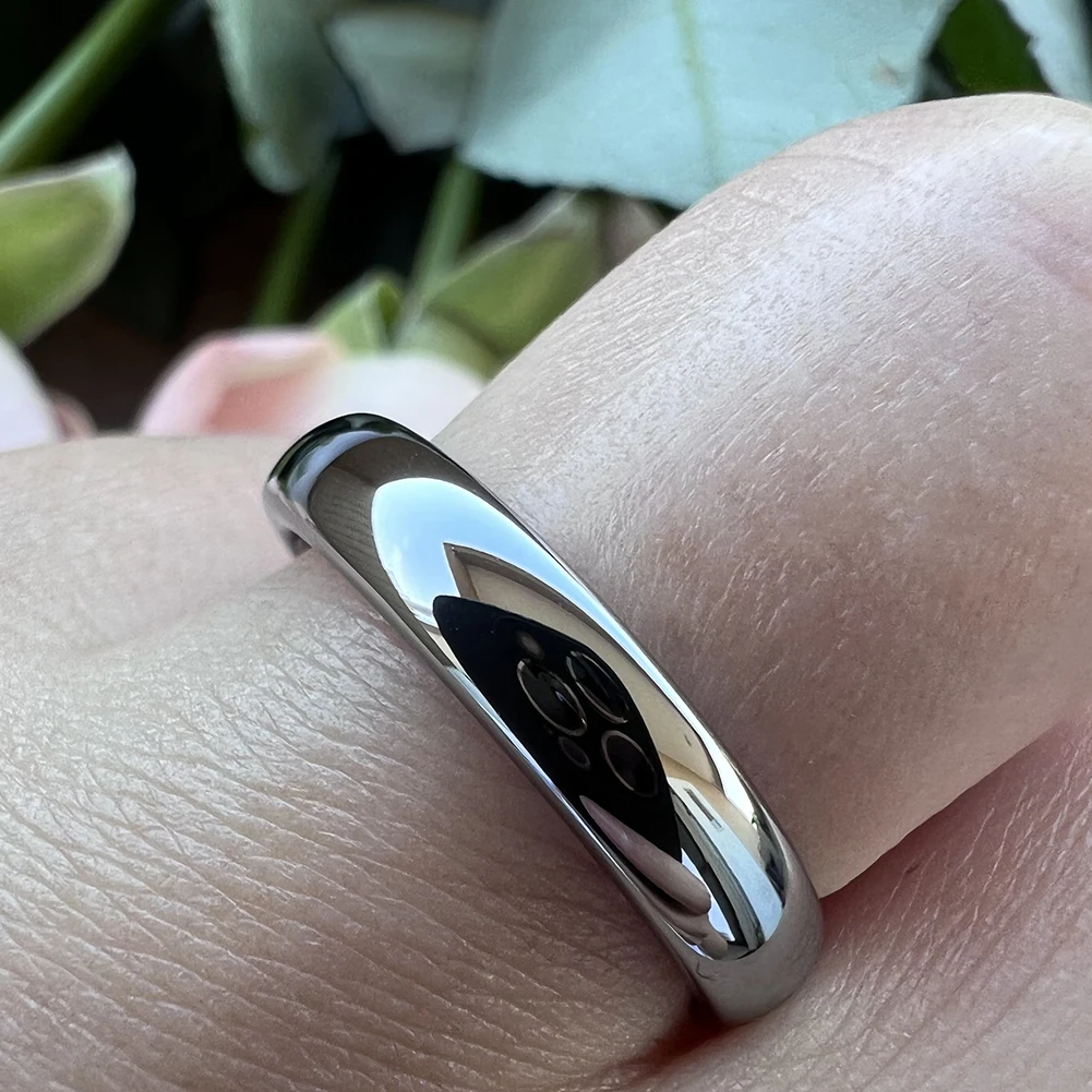 3MM Wemen der Wolfram Hochzeit Ringe Für Männer Mode Engagement Gewölbtem Bands Poliert Fertig Komfort Fit – Detail 15