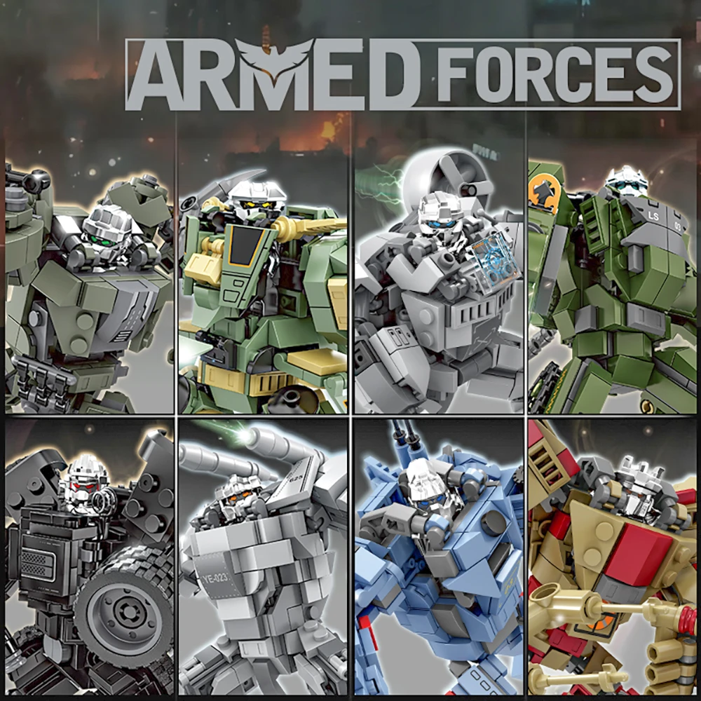 DIY mechanisch boksen Mecha 3D-modelblokspeelgoed - Geniet van de spanning van de strijd, eenvoudige montage, ideale cadeaus voor zowel jongens als meisjes