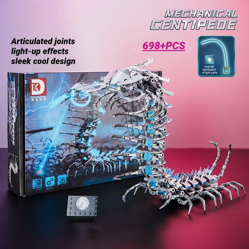 مجموعة أدوات تجميع ثلاثية الأبعاد لعبة مكعبات بناء ألغاز حريش ميكانيكية لتخفيف التوتر هدية عيد ميلاد للأطفال والكبار #2