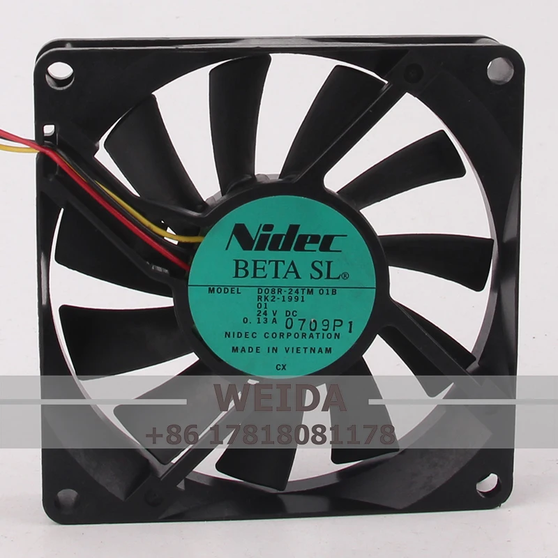 

Чехол вентилятор для Nikon D08R-24TM 01B 80x80x15 мм 24 В 0.13A 8015, инверторный охлаждающий вентилятор