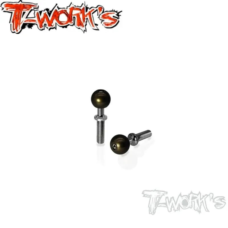 

Original T works TP-047-RC8 Alum. Pillow Ball With Titanium Shaft ( Team Associated RC8 B3/B3.2 )2pcs. Rc part