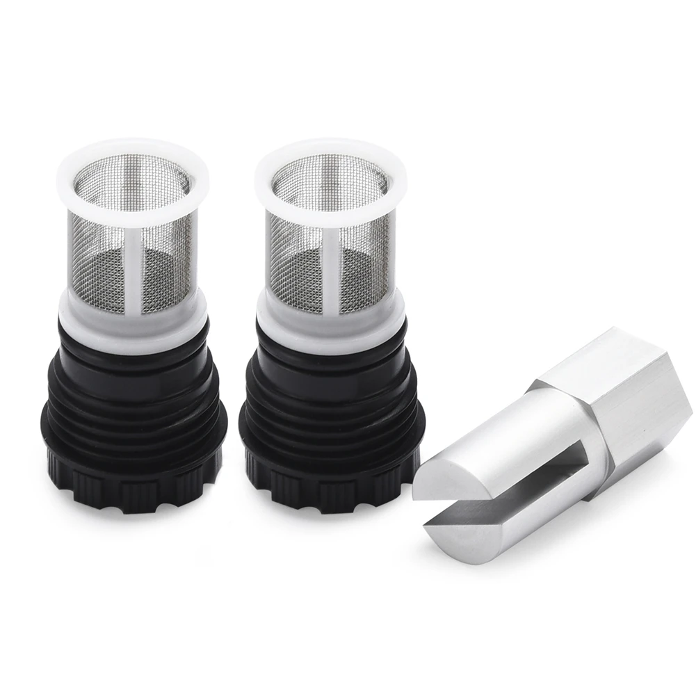 ABJS H98-510-S Instantaneous Water Heater Filter Parts and 1 Inlet Filter Removal Tool for Instantaneous Water Heater