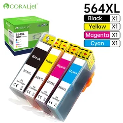 564XL ink cartridge Compatible With HP 5510 5515 6510 B109 B109a B110a 4620 5520 Photosmart Plus B209a B210a Deskjet 3070A 4PACK