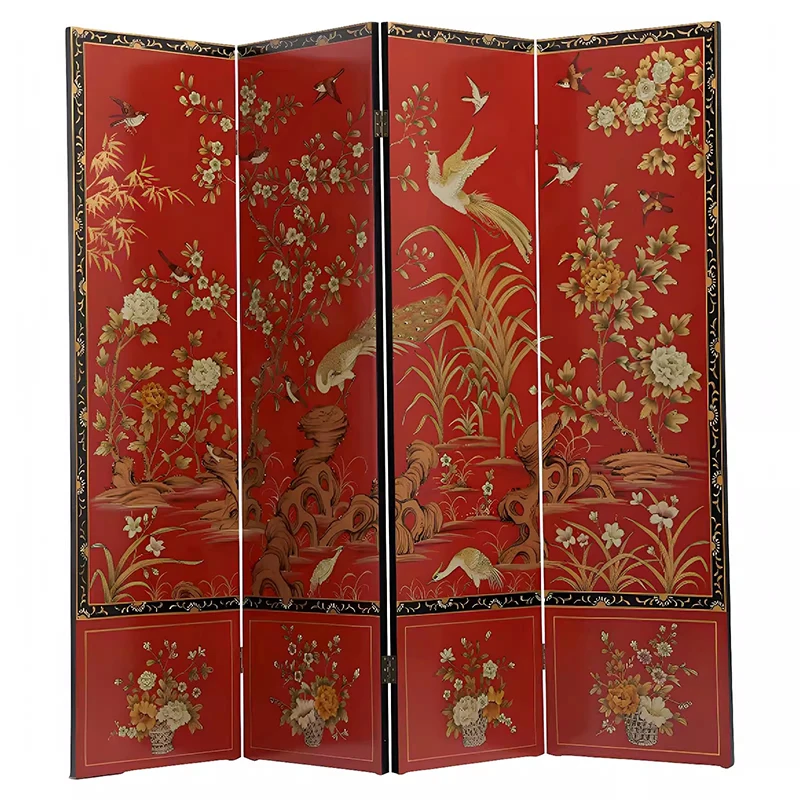

Traditional screens, entrances, hand-painted lacquer paintings, mobile screen partitions