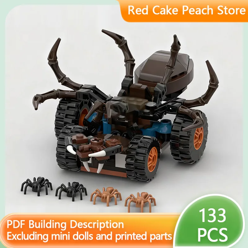 

Модель городской автомобиль MOC, строительные кирпичи, кабриолет, внедорожник, модульная технология, детские праздничные подарки, сборные игрушки, костюм