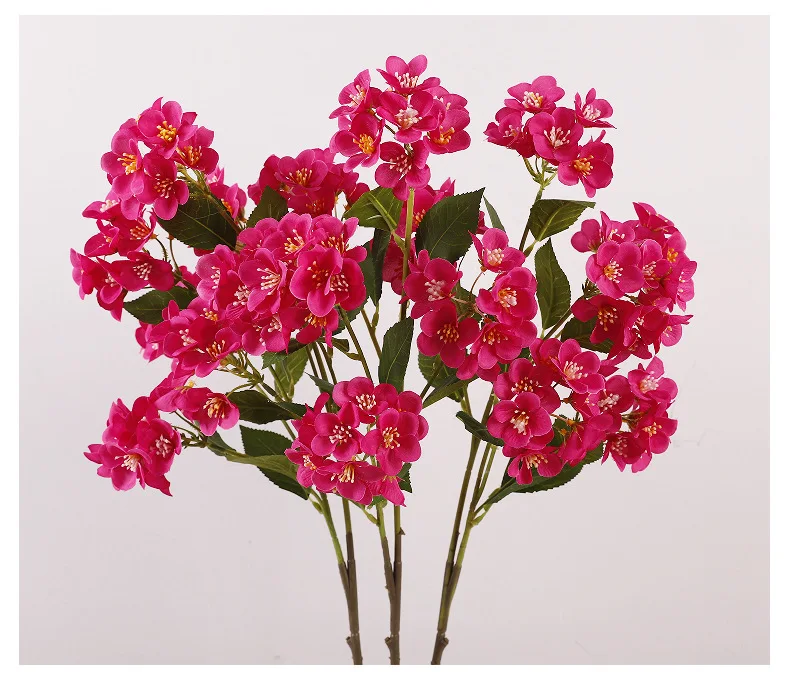 

Бегония искусственные цветы ветка букет цветочная композиция DIY свадебная вечеринка украшение дома реквизит моделирование растений цветы