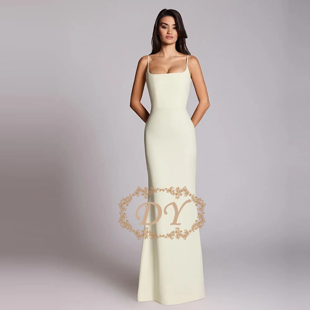 

DY Customized Wedding Dresses Women’s Formal Bridal Dress Spaghetti Strap Mermaid Vintage Wedding Dress Vestidos De Novia