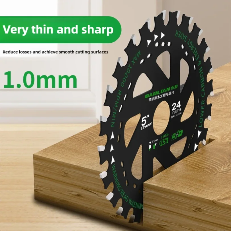 Lithium Battery Saw Blade Woodworking Alternating Tooth 4/5/6 Inch Cutting Machine Circular Saw Blade Energy Saving Type