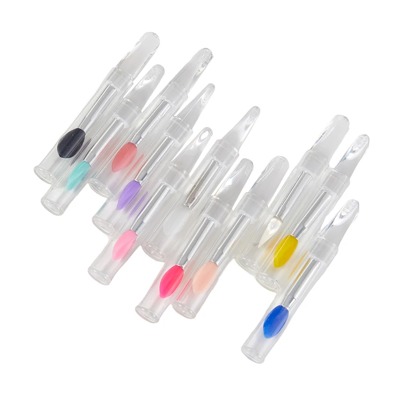 1Pcs Portable Lip Gloss Applicator Multifunctional Silicone Lip Brushes