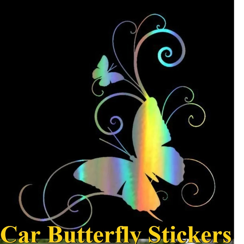 

1pc Car Sticker Funny Stickers and Decals 3D Butterfly Personality Fashion Vinyl Sticker Car Styling