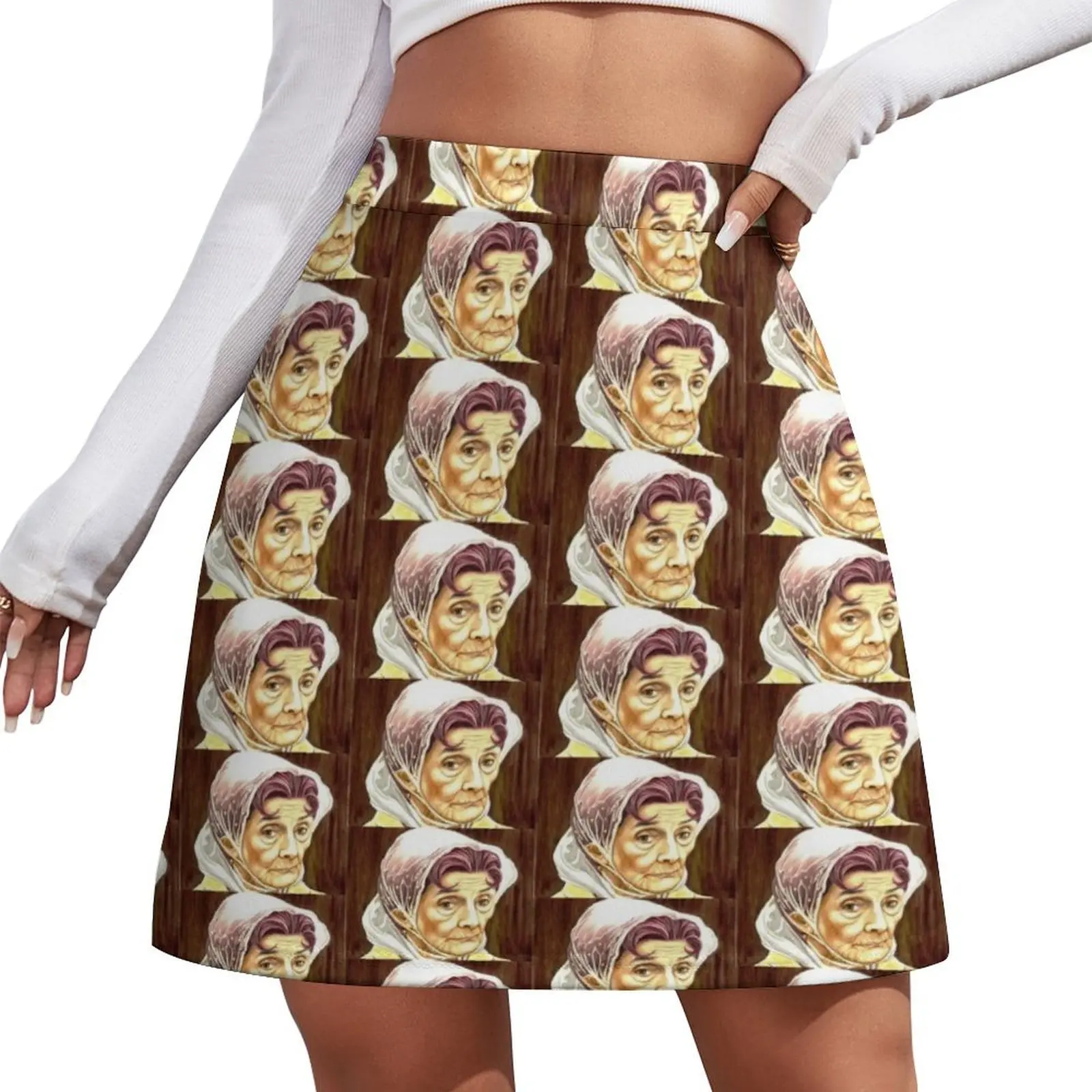

Dot Mini Skirt outfit korean style korean ladies summer Mini Skirt