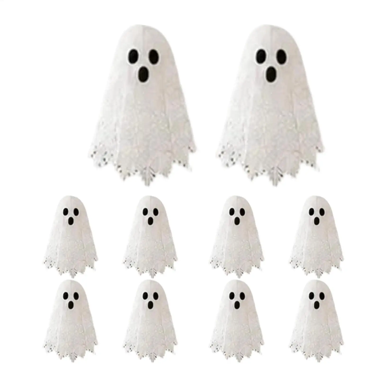Halloween Ghost Tree Tabletop Decor LED Lights Battery Operated Decoration Glowing Ghost Tree Halloween Decor For Indoor Party