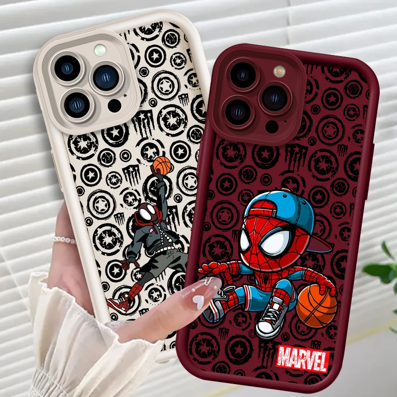 

Spider Man Cool Art Design Eye Ladder For Apple iPhone 15 14 13 12 11 XS XR X Pro Max Plus Soft Phone Case