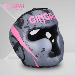 Casco De Kick Boxing para adultos y niños, protector De cabeza MMA para Karate, Muay Thai, Guantes De Boxeo, equipo De entrenamiento para niños