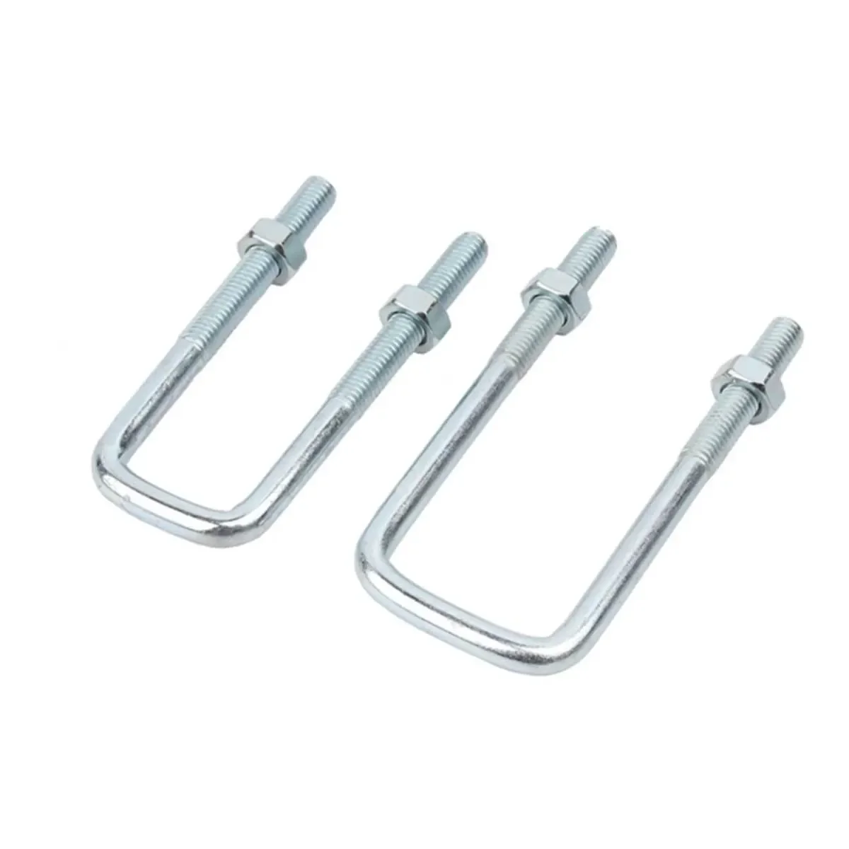 Ângulo direito galvanizado em forma de U Parafuso e Porca Set