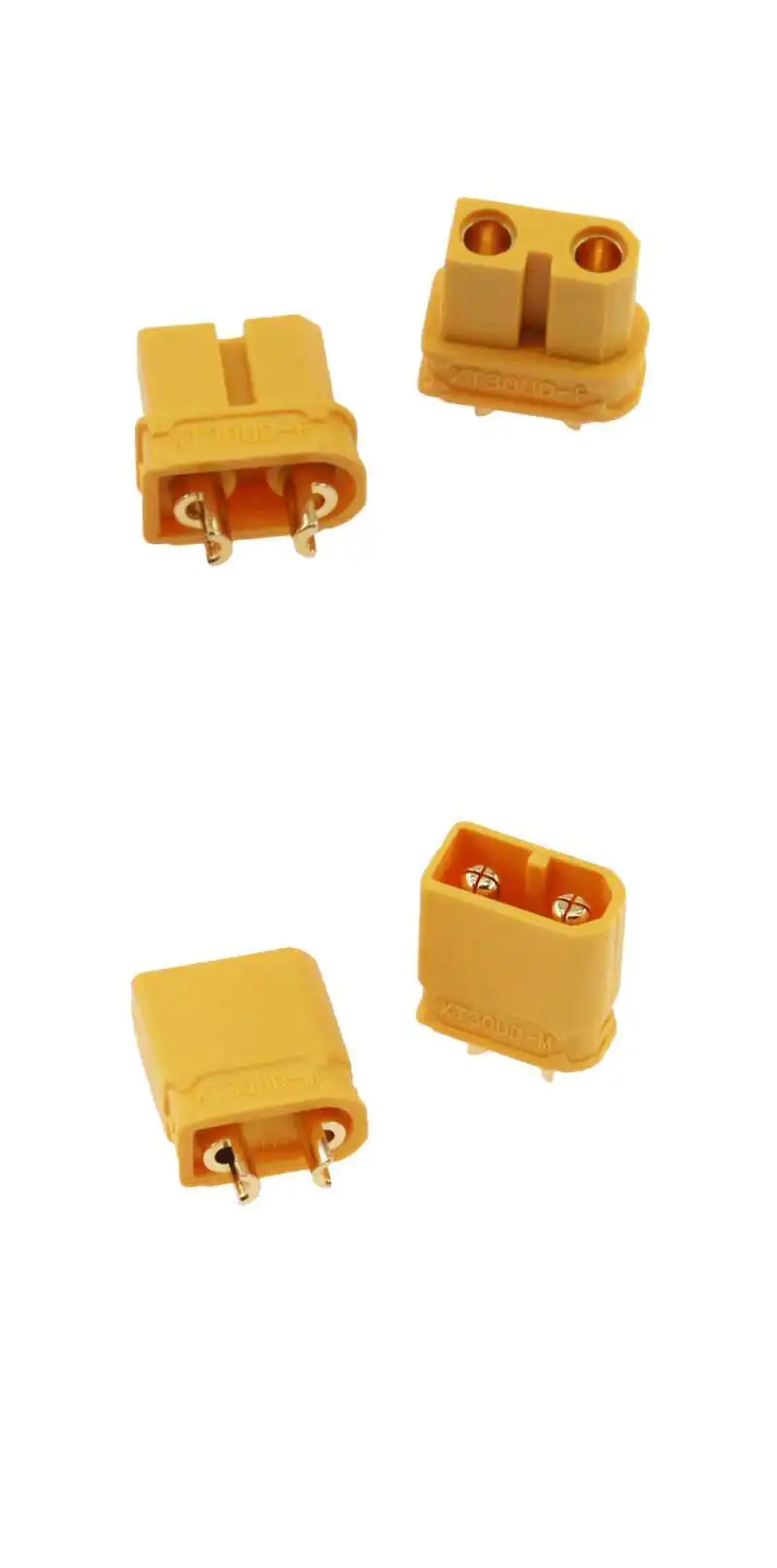 1 Stück XT30UD Stecker und Buchse XT30UD-F/M Anschluss für Modellflugzeug-Lithium-Akku-Schnittstelle Upgrade – Detail 4