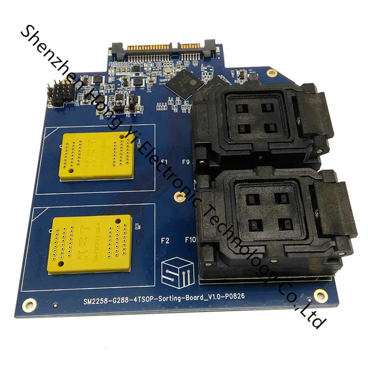 SM2258H to BGA152/132 one drag four turn DIP48 test stand SATA interface test