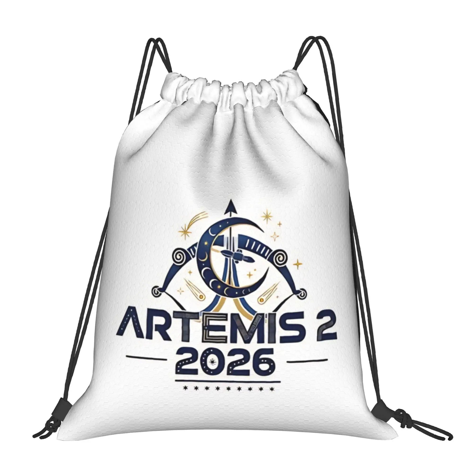 2026 Artemis II 16  Drawstring Bags Travel Unisex Storage Organize Bundle Pocket Rope Bag