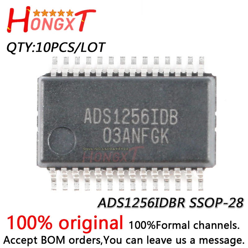 

10PCS 100% NEW ADS1256IDBR SSOP-28.Chipset