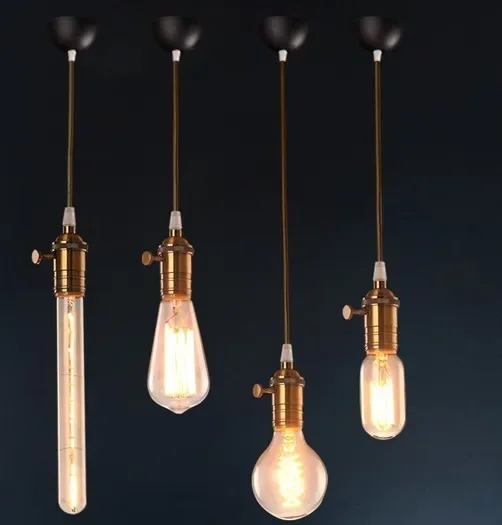 

Loft Style Droplight Edison Industrial Vintage Pendant Light Fixtures Dining Room Hanging Lamp Home Lighting Lamparas Colgantes