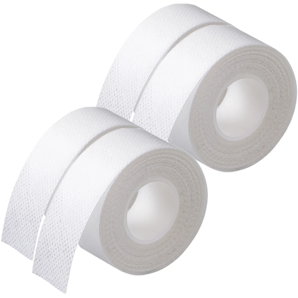 

4 Rolls Sweat-Absorbing Stickers Breathable Adhesive Sweat Pad for Hats Collars Portable Liner Protector Hat Supply Non-Woven