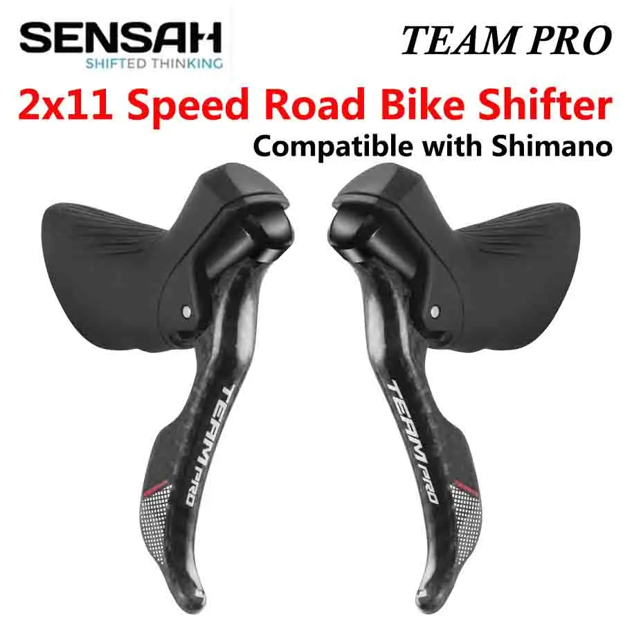 محولات دراجة الطريق SENSAH STI 2x7/2x8/2x9/2x10/2x11 سرعة رافعة الفرامل دراجة Derailleur متوافقة مع Shimano Sora Tiagra 105