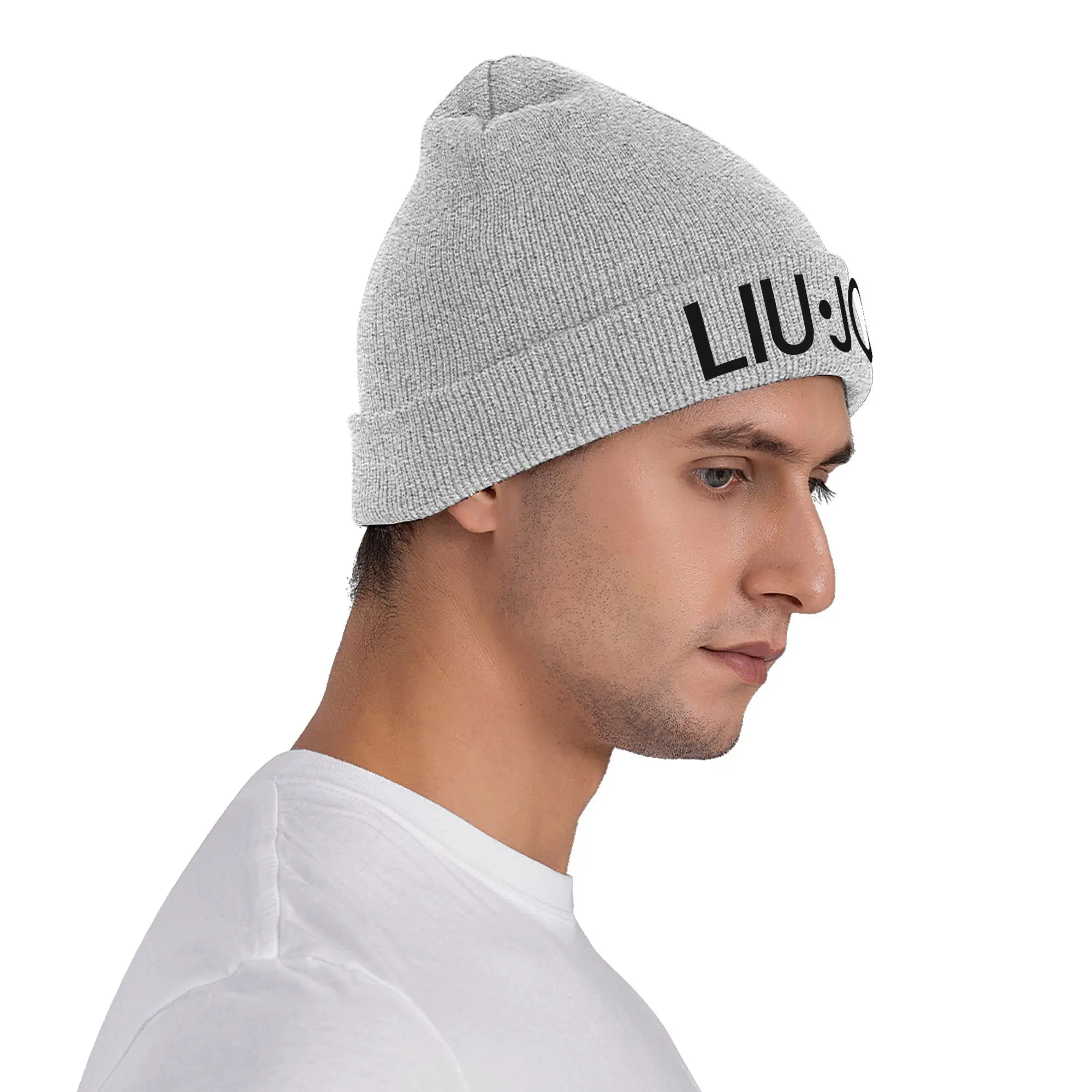 Liu Jo Knitted Hat for Women Men Luxury Beanie Skullies Autumn Winter Hat Acrylic Crochet Cap