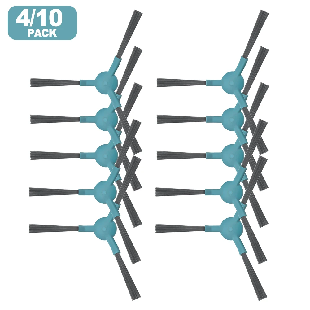 Paquete de 4/10 cepillos laterales de repuesto para Conga 7690 Immortal Max Home M, accesorio eficiente para limpieza de esquinas para robot aspirador