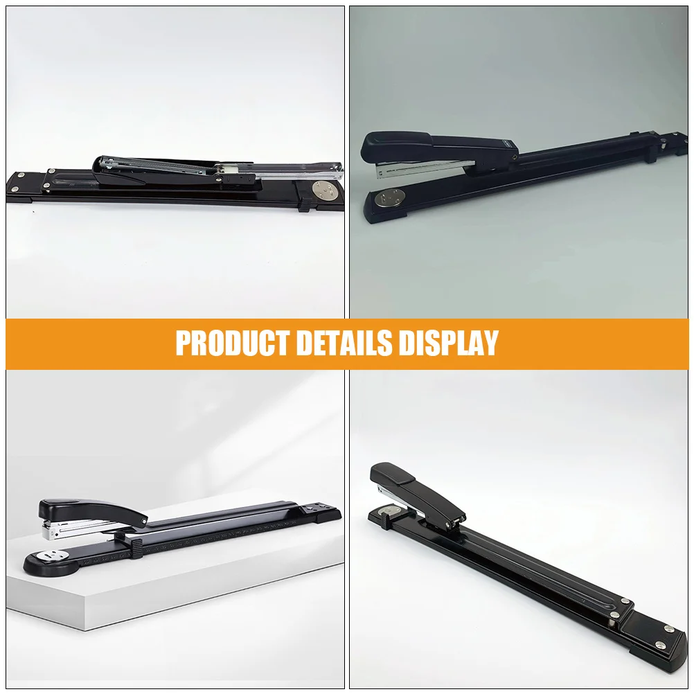 مكتب دباسة طويلة الذراع دائم الحديد معدن تدبيس أداة متعددة الوظائف مكتب دباسة المحمولة مكتب مدرسة ملزمة أداة كبيرة #1