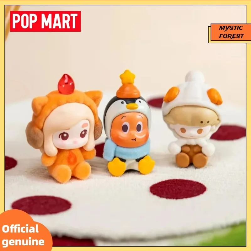 

POP MART POP Bean Fluffy&Cozy Series Mini Guess Bag POP Bean Figure Blind Box Collect Decorations Mystery Bag Trendy Toy Gift